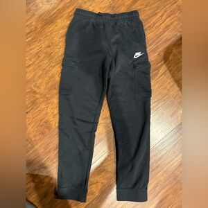 Nike Boys Black Cargo Joggers